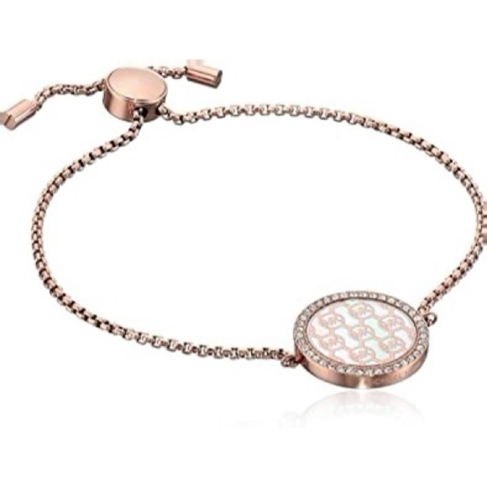 NWT Michael Kors Monogram Mother of Pearl Bracelet